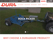 Tablet Screenshot of duragrade.com